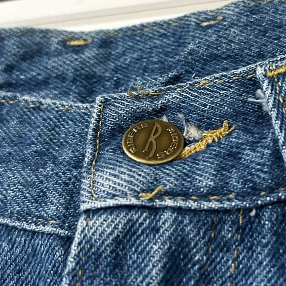 NWT Deadstock 90s Vintage Lee Riders Easy Fit Tapered Leg Jeans Med Wash 5 25 - Picture 6 of 8